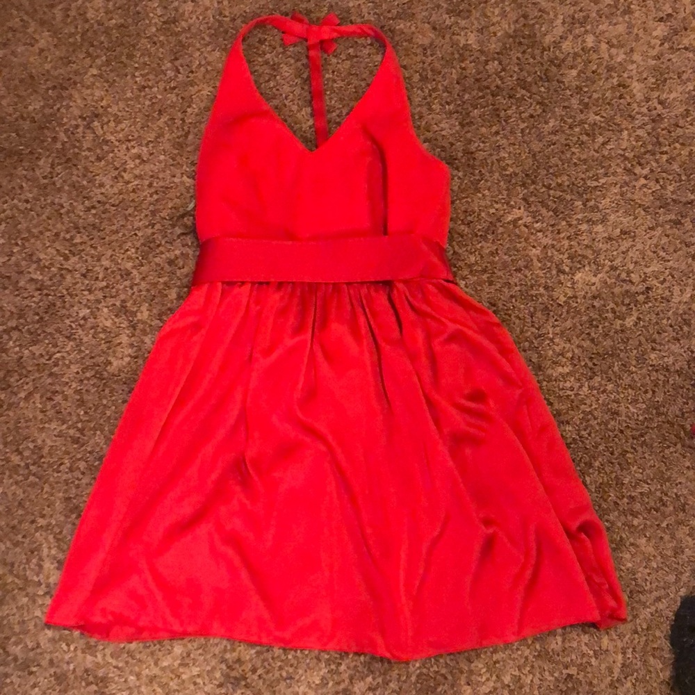 Red Brides Maid Dress